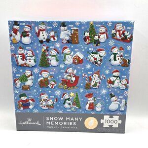 Hallmark Snow Many 20 Years Memories 1000 Piece Puzzle New Sealed Box Christmas